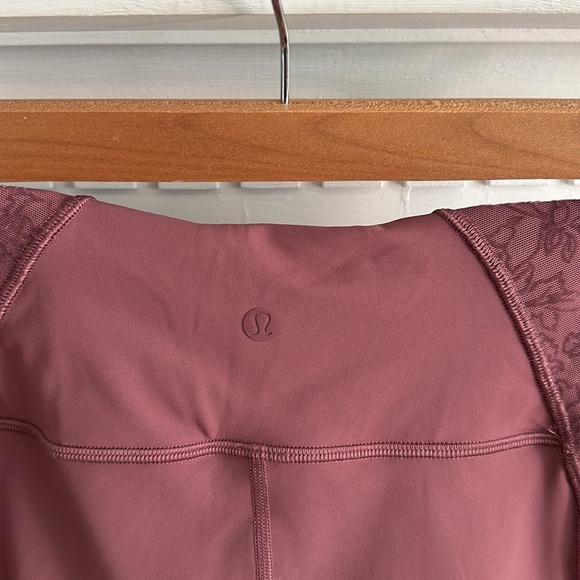Lululemon Wunder Under High-Rise Tight* Flocked 28" Plumful size 6 - Picture 4 of 9